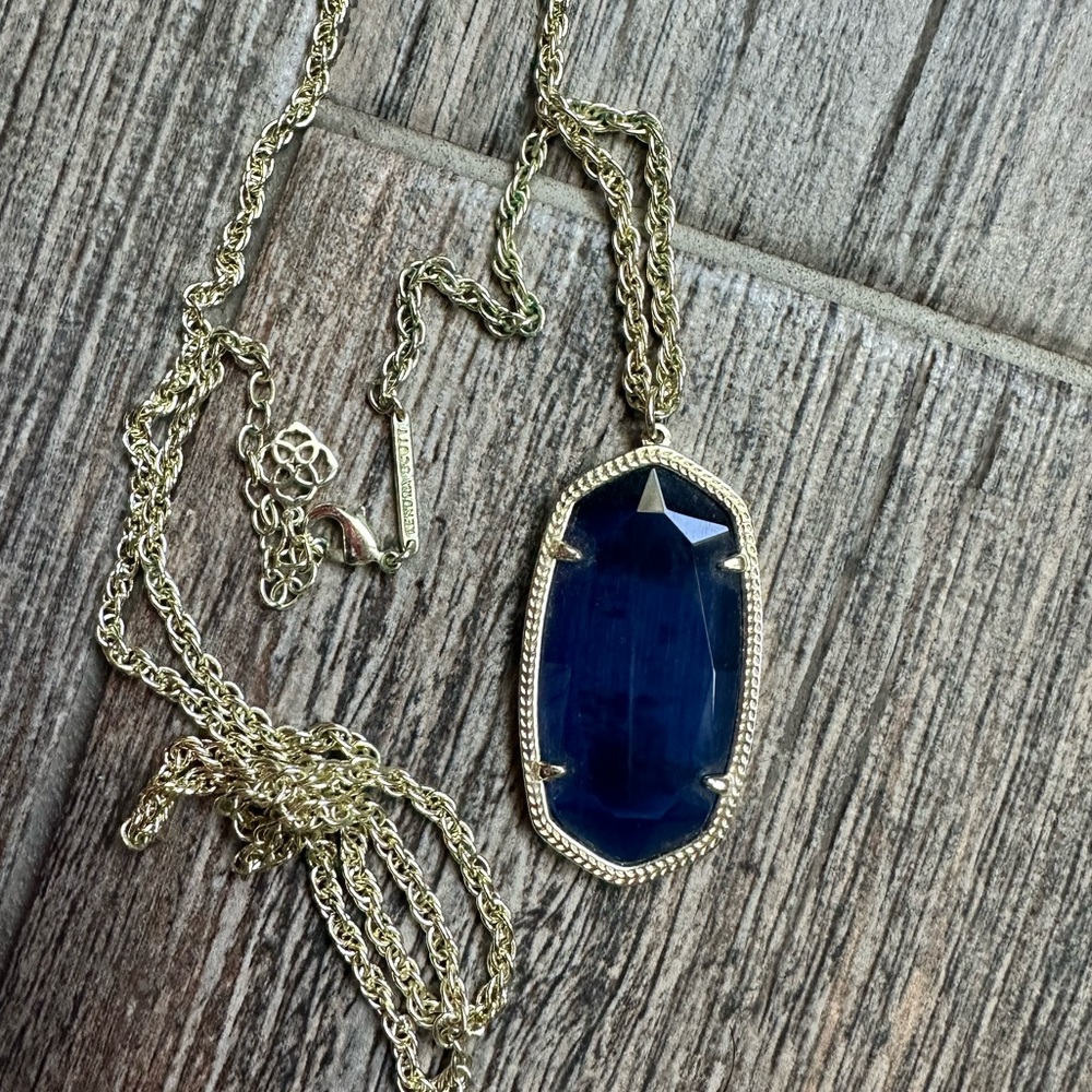 Kendra Scott Rae Gold Long Pendant Necklace